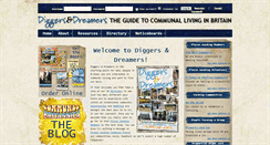 Desktop Screenshot of diggersanddreamers.org.uk